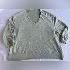 Z Supply Soft Green Oversized Sweatshirt Size Small